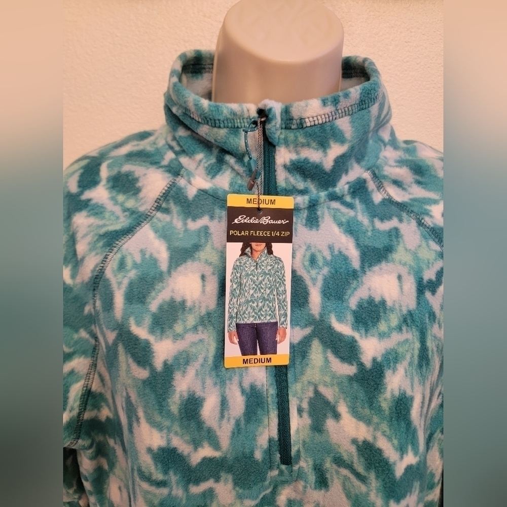 NWT Eddie Bauer Ladies Polar Fleece Top - Picture 3 of 4